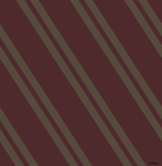 123 degree angles dual stripes line, 25 pixel line width, 16 and 92 pixels line spacing, Metallic Bronze and Heath dual two line striped seamless tileable