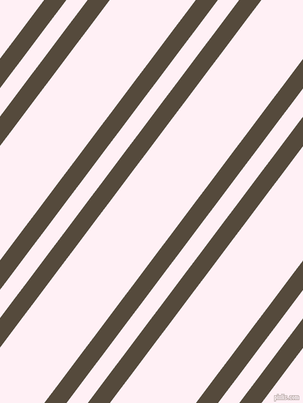 53 degree angles dual stripes line, 25 pixel line width, 24 and 97 pixels line spacing, Metallic Bronze and Lavender Blush dual two line striped seamless tileable