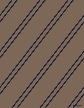 52 degree angles dual striped lines, 5 pixel lines width, 12 and 71 pixels line spacing, Midnight Express and Roman Coffee dual two line striped seamless tileable