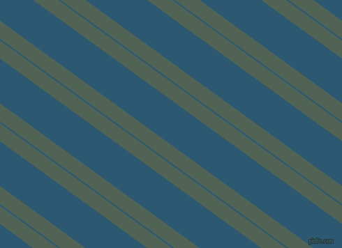 144 degree angles dual stripes line, 21 pixel line width, 2 and 52 pixels line spacing, Mineral Green and Chathams Blue dual two line striped seamless tileable