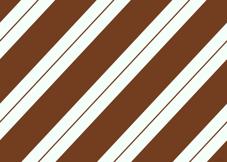 47 degree angle dual stripes line, 40 pixel line width, 4 and 102 pixel line spacing, Mint Cream and Peru Tan dual two line striped seamless tileable