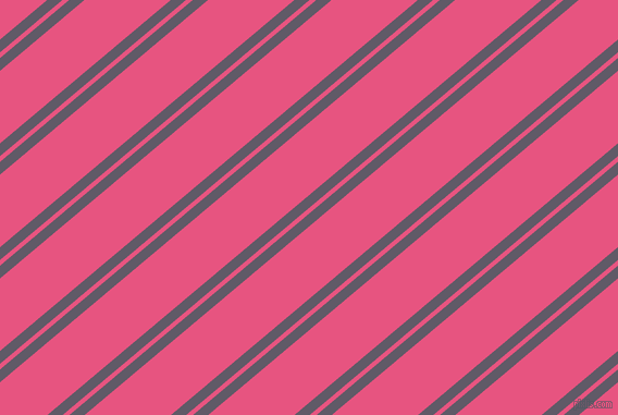40 degree angles dual striped lines, 9 pixel lines width, 4 and 51 pixels line spacing, Mobster and Dark Pink dual two line striped seamless tileable