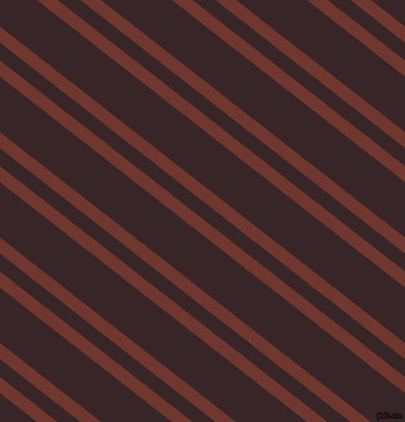 142 degree angle dual stripe line, 18 pixel line width, 20 and 62 pixel line spacing, Mocha and Aubergine dual two line striped seamless tileable