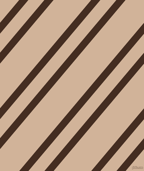 50 degree angles dual striped lines, 23 pixel lines width, 40 and 94 pixels line spacing, Morocco Brown and Cashmere dual two line striped seamless tileable
