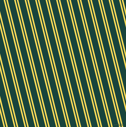 104 degree angle dual stripe line, 5 pixel line width, 4 and 21 pixel line spacing, Mustard and Deep Teal dual two line striped seamless tileable