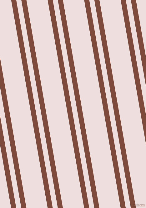 100 degree angles dual striped lines, 16 pixel lines width, 16 and 67 pixels line spacing, Nutmeg and Soft Peach dual two line striped seamless tileable