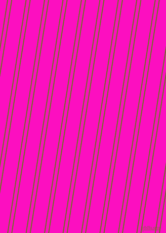 81 degree angles dual stripes line, 2 pixel line width, 6 and 26 pixels line spacing, Olivetone and Shocking Pink dual two line striped seamless tileable