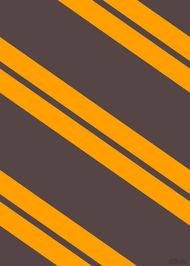 145 degree angles dual stripes lines, 39 pixel lines width, 12 and 125 pixels line spacing, Orange Peel and Woody Brown dual two line striped seamless tileable
