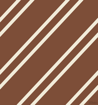 47 degree angle dual striped lines, 14 pixel lines width, 28 and 95 pixel line spacing, Orchid White and Cigar dual two line striped seamless tileable