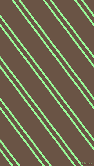 127 degree angle dual stripes lines, 6 pixel lines width, 12 and 58 pixel line spacing, Pale Green and Quincy dual two line striped seamless tileable