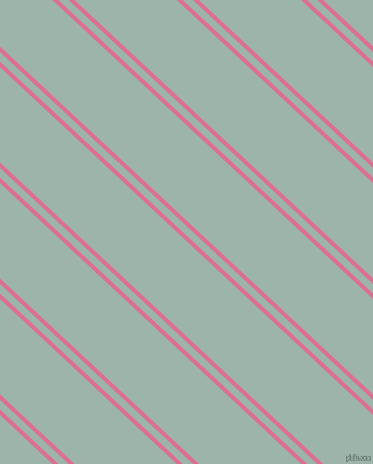 137 degree angle dual stripes lines, 6 pixel lines width, 10 and 101 pixel line spacing, Pale Violet Red and Skeptic dual two line striped seamless tileable