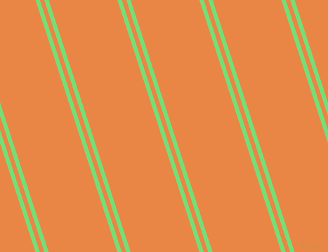 108 degree angle dual striped lines, 6 pixel lines width, 6 and 93 pixel line spacing, Pastel Green and Flamenco dual two line striped seamless tileable