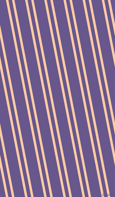 101 degree angle dual stripes lines, 8 pixel lines width, 12 and 35 pixel line spacing, Peach and Butterfly Bush dual two line striped seamless tileable