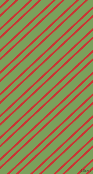 43 degree angles dual striped lines, 6 pixel lines width, 14 and 26 pixels line spacing, Persian Red and Asparagus dual two line striped seamless tileable