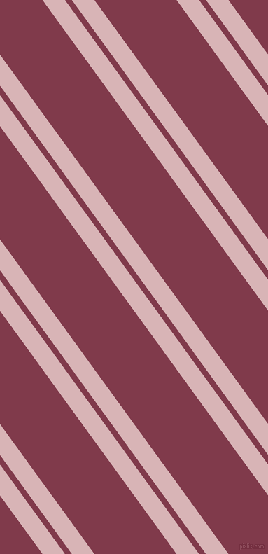 126 degree angle dual striped line, 26 pixel line width, 8 and 95 pixel line spacing, Pink Flare and Camelot dual two line striped seamless tileable