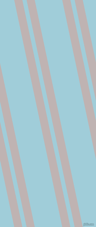 102 degree angles dual stripe line, 27 pixel line width, 14 and 91 pixels line spacing, Pink Swan and Regent St Blue dual two line striped seamless tileable