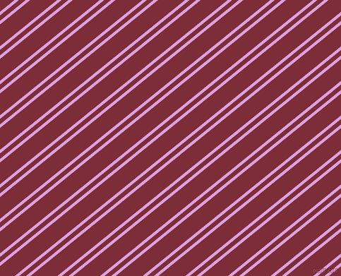 39 degree angles dual stripes lines, 4 pixel lines width, 6 and 24 pixels line spacing, Plum and Paprika dual two line striped seamless tileable
