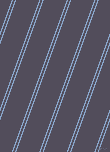 70 degree angles dual stripe lines, 4 pixel lines width, 6 and 72 pixels line spacing, Polo Blue and Mulled Wine dual two line striped seamless tileable