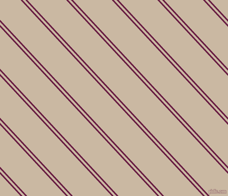 133 degree angle dual stripe line, 3 pixel line width, 4 and 57 pixel line spacing, Pompadour and Grain Brown dual two line striped seamless tileable