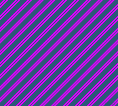 45 degree angles dual stripes line, 5 pixel line width, 2 and 17 pixels line spacing, Psychedelic Purple and Venice Blue dual two line striped seamless tileable