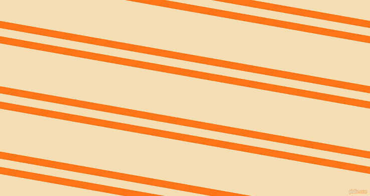 170 degree angle dual striped line, 14 pixel line width, 16 and 84 pixel line spacing, Pumpkin and Wheat dual two line striped seamless tileable