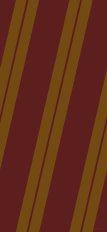 77 degree angles dual stripe line, 34 pixel line width, 6 and 96 pixels line spacing, Raw Umber and Red Oxide dual two line striped seamless tileable