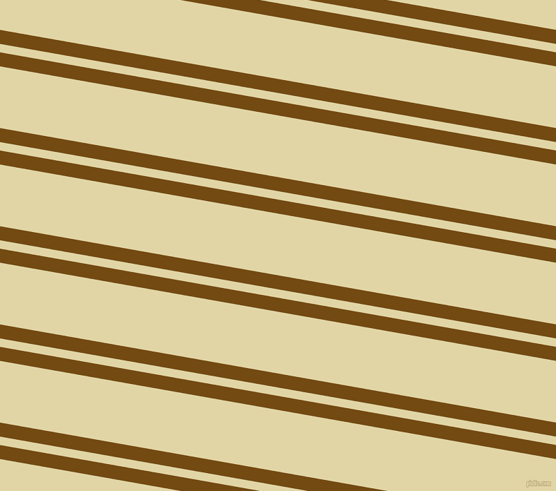 170 degree angle dual stripe line, 20 pixel line width, 12 and 88 pixel line spacing, Raw Umber and Sapling dual two line striped seamless tileable