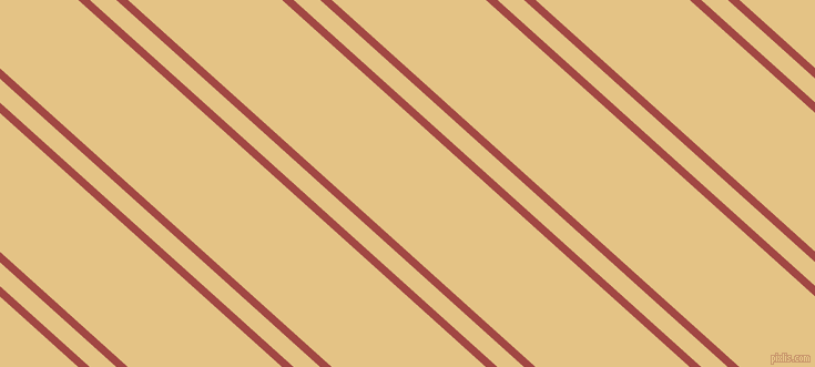 138 degree angle dual striped lines, 7 pixel lines width, 16 and 93 pixel line spacing, Roof Terracotta and New Orleans dual two line striped seamless tileable