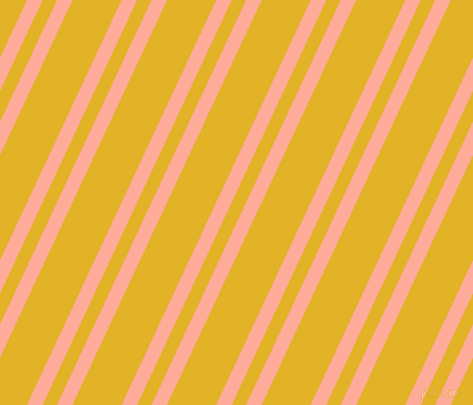 65 degree angle dual stripe lines, 13 pixel lines width, 12 and 41 pixel line spacing, Rose Bud and Gold Tips dual two line striped seamless tileable