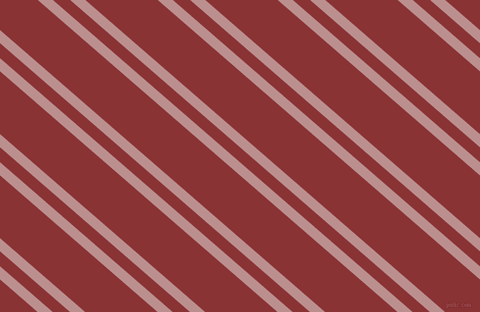 139 degree angles dual stripes lines, 14 pixel lines width, 16 and 67 pixels line spacing, Rosy Brown and Old Brick dual two line striped seamless tileable