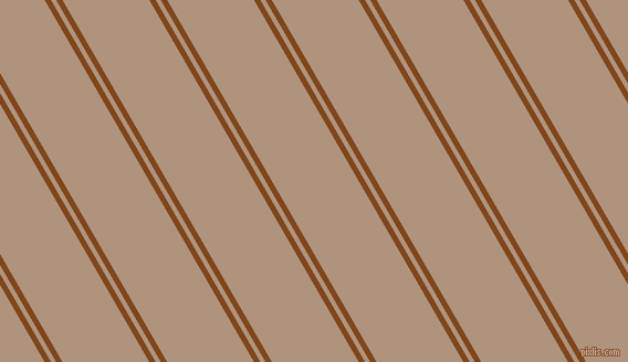 120 degree angle dual striped lines, 5 pixel lines width, 4 and 68 pixel line spacing, Russet and Sandrift dual two line striped seamless tileable