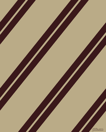51 degree angles dual stripes line, 20 pixel line width, 6 and 90 pixels line spacing, Rustic Red and Pavlova dual two line striped seamless tileable