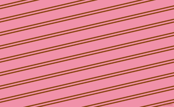 13 degree angles dual stripe lines, 5 pixel lines width, 6 and 37 pixels line spacing, Saddle Brown and Mauvelous dual two line striped seamless tileable