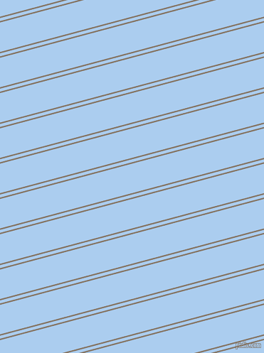 15 degree angle dual striped line, 2 pixel line width, 4 and 40 pixel line spacing, Sand Dune and Pale Cornflower Blue dual two line striped seamless tileable