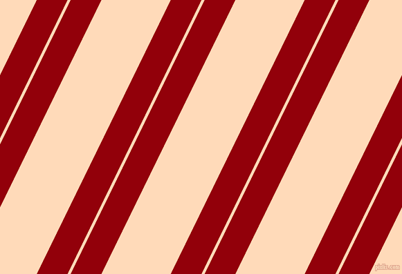 64 degree angles dual striped line, 40 pixel line width, 4 and 90 pixels line spacing, Sangria and Peach Puff dual two line striped seamless tileable