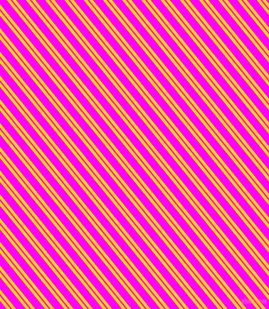 129 degree angles dual stripe lines, 4 pixel lines width, 2 and 11 pixels line spacing, School Bus Yellow and Magenta dual two line striped seamless tileable