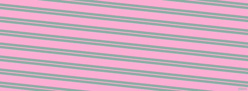 174 degree angle dual stripe lines, 10 pixel lines width, 4 and 30 pixel line spacing, Sea Nymph and Lavender Pink dual two line striped seamless tileable
