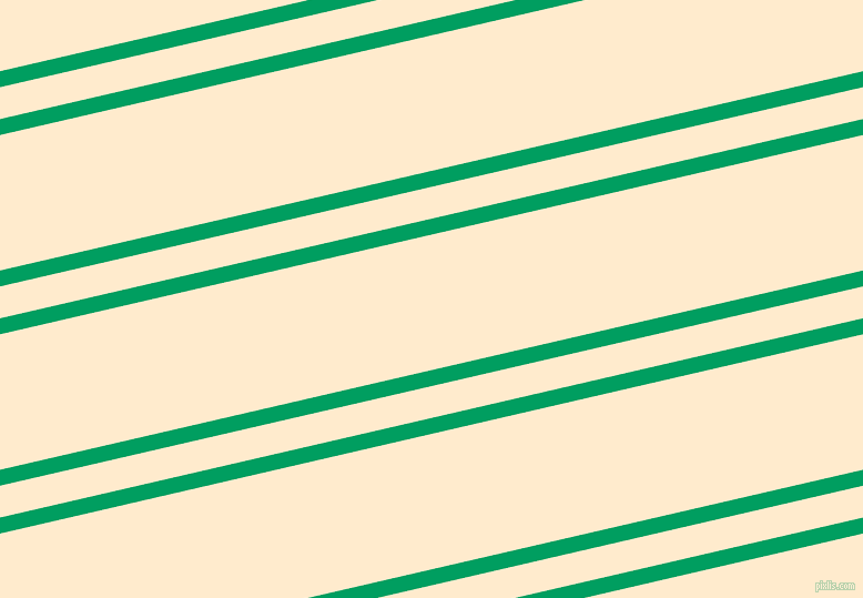 13 degree angle dual stripes line, 14 pixel line width, 28 and 119 pixel line spacing, Shamrock Green and Blanched Almond dual two line striped seamless tileable