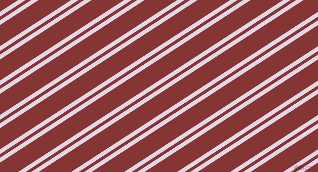 33 degree angles dual stripe line, 8 pixel line width, 6 and 35 pixels line spacing, Snuff and Tall Poppy dual two line striped seamless tileable