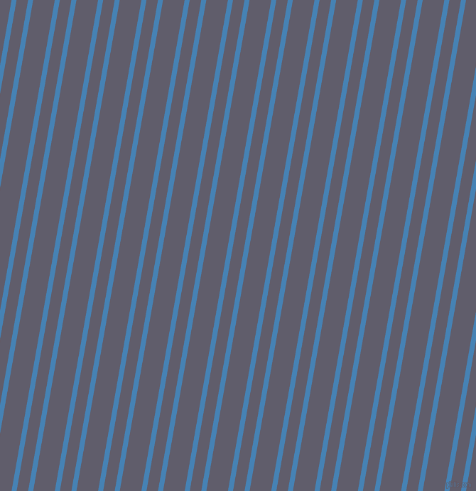 80 degree angle dual stripe lines, 7 pixel lines width, 16 and 30 pixel line spacing, Steel Blue and Smoky dual two line striped seamless tileable