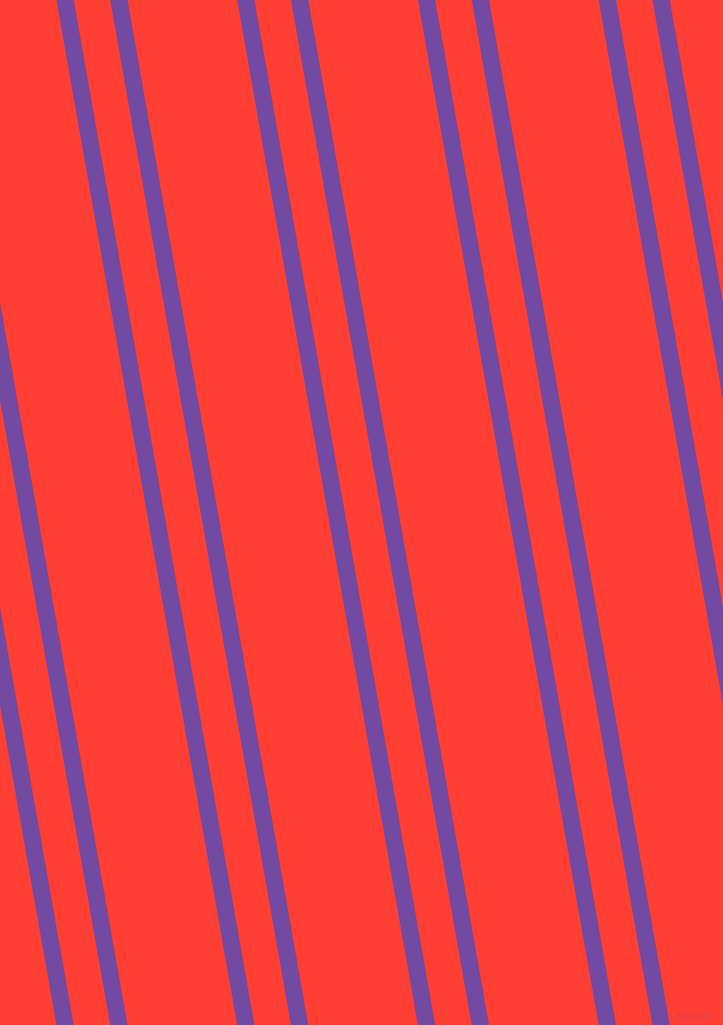 100 degree angle dual stripes line, 17 pixel line width, 36 and 108 pixel line spacing, Studio and Red Orange dual two line striped seamless tileable