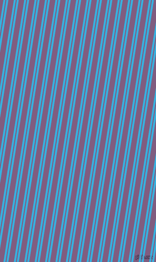 81 degree angles dual stripe line, 4 pixel line width, 2 and 11 pixels line spacing, Summer Sky and Trendy Pink dual two line striped seamless tileable