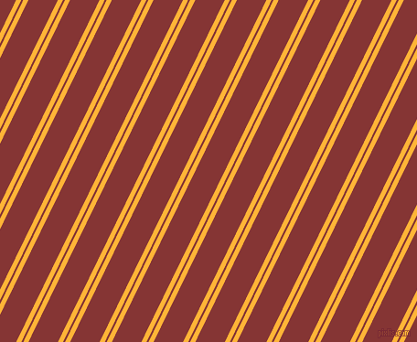 64 degree angles dual stripes line, 5 pixel line width, 2 and 29 pixels line spacing, Supernova and Tall Poppy dual two line striped seamless tileable