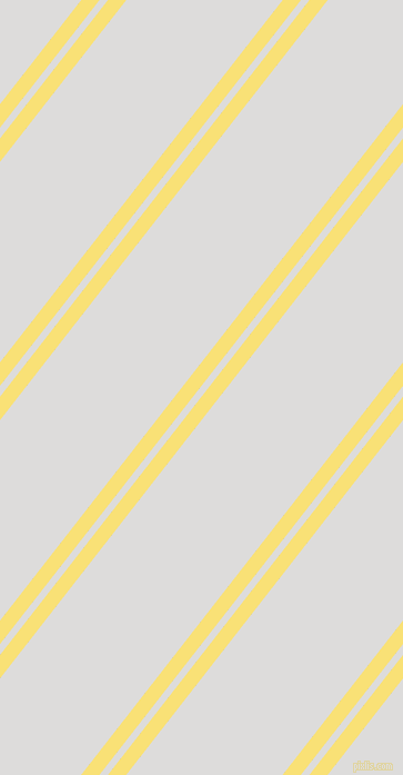 52 degree angle dual stripes lines, 13 pixel lines width, 6 and 111 pixel line spacing, Sweet Corn and Porcelain dual two line striped seamless tileable