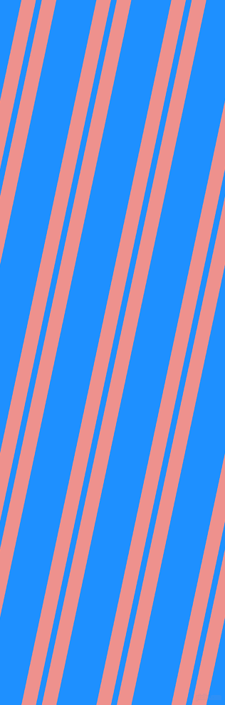 78 degree angle dual stripe line, 20 pixel line width, 8 and 55 pixel line spacingSweet Pink and Dodger Blue dual two line striped seamless tileable