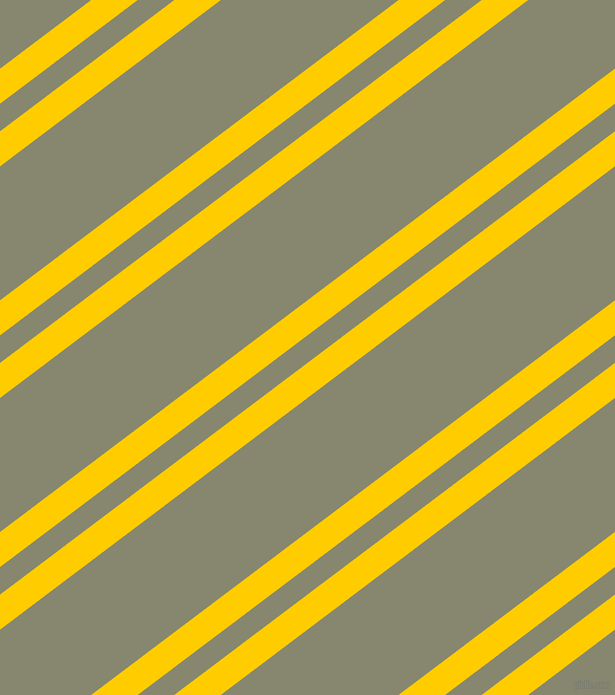 37 degree angle dual stripes line, 28 pixel line width, 22 and 107 pixel line spacing, Tangerine Yellow and Schist dual two line striped seamless tileable