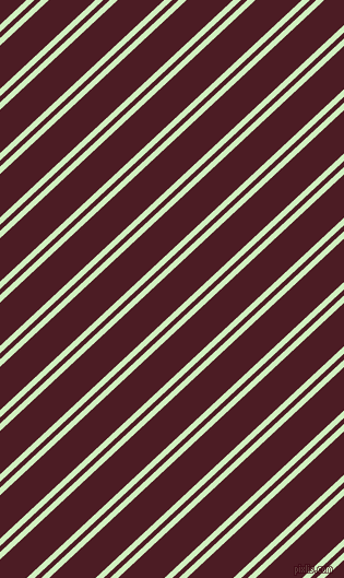 43 degree angles dual striped line, 5 pixel line width, 4 and 29 pixels line spacing, Tea Green and Bordeaux dual two line striped seamless tileable