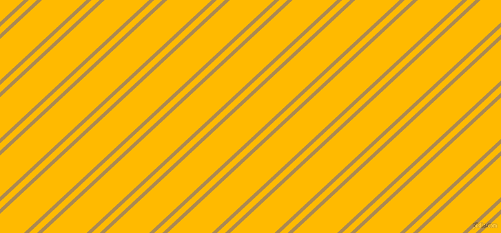 43 degree angles dual stripe lines, 5 pixel lines width, 8 and 44 pixels line spacing, Teak and Selective Yellow dual two line striped seamless tileable