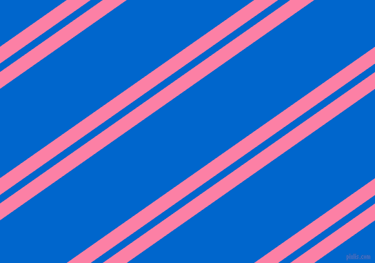 35 degree angle dual stripe line, 20 pixel line width, 10 and 106 pixel line spacing, Tickle Me Pink and Navy Blue dual two line striped seamless tileable