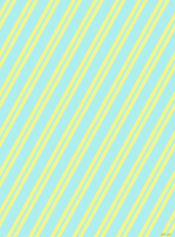 61 degree angles dual stripes line, 12 pixel line width, 6 and 32 pixels line spacing, Tidal and Pale Turquoise dual two line striped seamless tileable